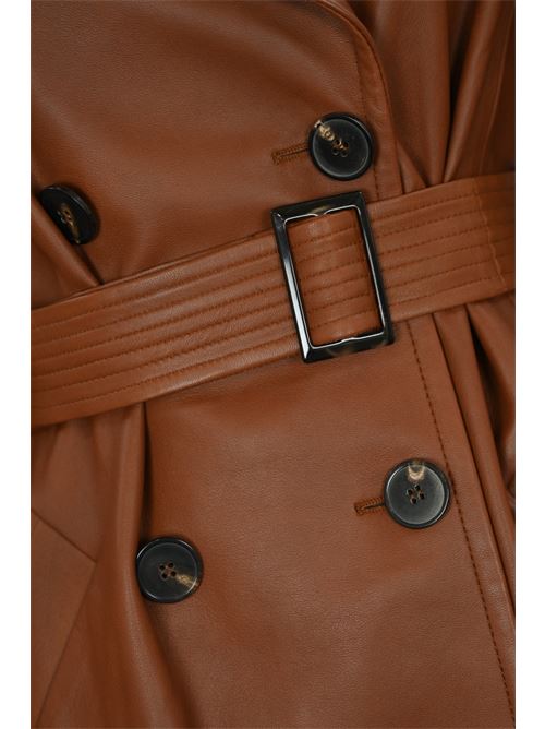 Trench in nappa Mangiaro Cuoio MAX MARA STUDIO | 2426476011600002